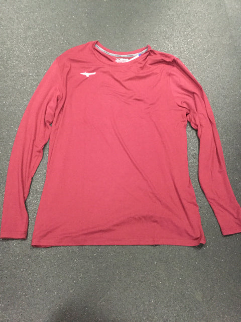 Load image into Gallery viewer, Mizuno Comp Diamond LS Crew Burgandy Sr Size XL New
