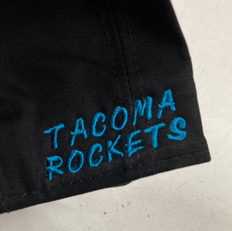Load image into Gallery viewer, Tacoma Rockets New Era 9Fifty Black Flatbill Snapback
