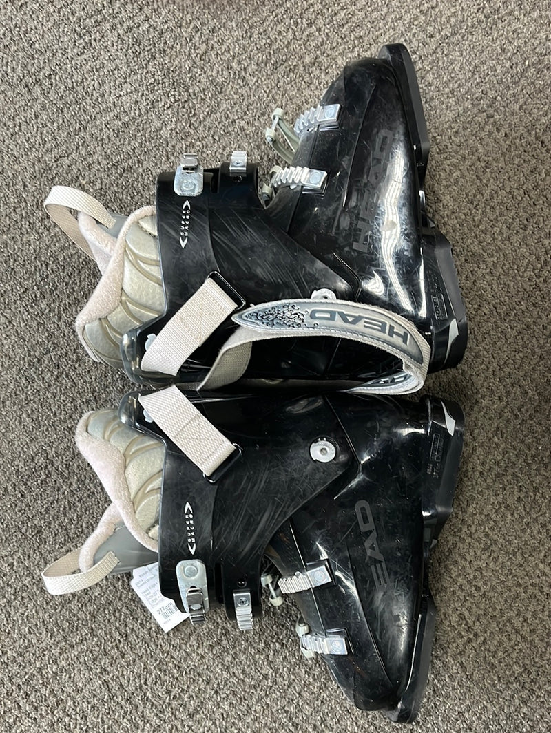 Load image into Gallery viewer, Head Edge + HF Black Size 277mm Used Downhill Ski Boots
