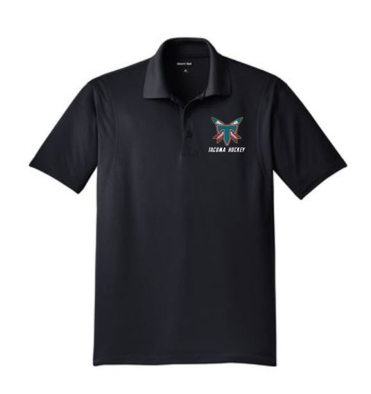 Tacoma Rockets Team Black Polo Shirt